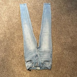 Mudd Girls Light Blue Jeans. Size 12 with adjustable elastic waist